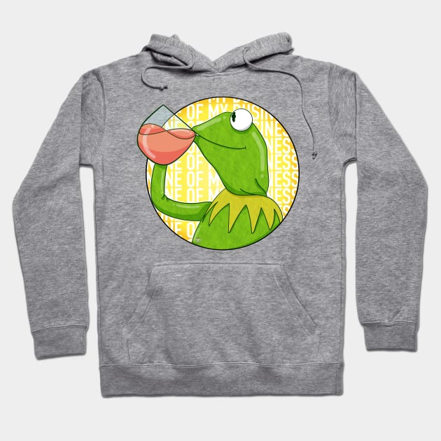 Kermit Meme Hoodie by The Gumball Machine